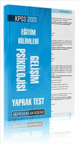 2021 KPSS Eğitim Bilimleri Gelişim Psikolojisi Yaprak Test Kolektif