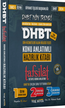 2024 DHBT Tafsilat Hazırlık Kitabı Mehmet Ümitli