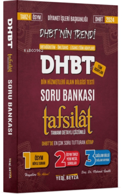 2024 DHBT Tafsilat Tamamı Çözümlü Soru Bankası Mehmet Ümitli