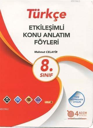 8. Sınıf Türkçe Etkileşimli Konu Anlatım Föyleri Mahmut Celayir