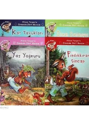 Afacan Tavşanla Ormanda Dört Mevsim (4 Kitap) Jeanne Hiver