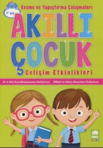 Akıllı Çocuk Kesme ve Yapıştırma Çalışmaları Gelişim Etkinlikleri 3+ K