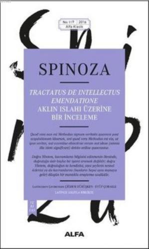 Aklın Islahı Üzerine Bir İnceleme Baruch Spinoza