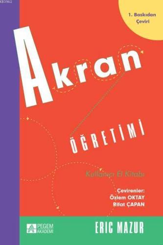 Akran Öğretimi - Kullanıcı El Kitabı Eric Mazur