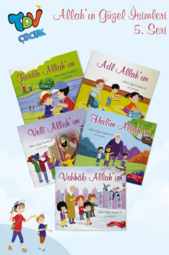 Allah’ın Güzel İsimleri 5. Seri 5 Kitap Takım Nur Tok Yegin