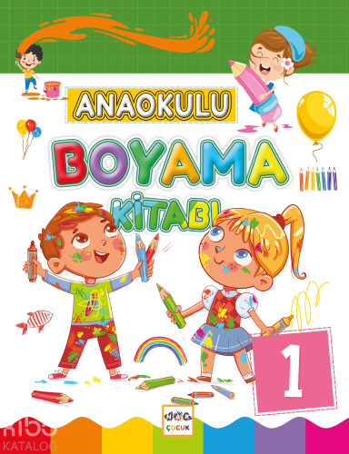 Anaokulu Boyama Kitabı - 1 Kolektif