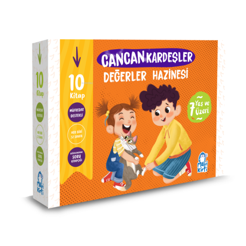 Cancan Kardeşler Değerler Hazinesi - 2. Sınıf Hikaye Seti (10 Kitap) D