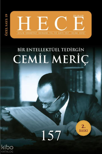 Cemil Meriç Özel Sayısı 157. Sayı Ocak 2010 Kolektif