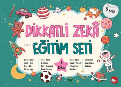 Dikkatli Zeka Eğitim Seti 5 Yaş - 3.Kitap Kolektif