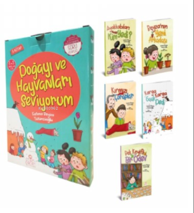 Doğayı Ve Hayvanları Seviyorum (5 Kitap+Sk) /Bıcırık Fatma Beyza Tütün