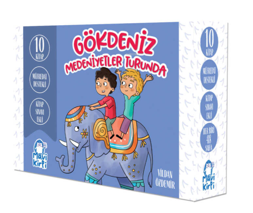 Gökdeniz Medeniyetler Turunda - 3. Sınıf Hikaye Seti (10 Kitap) Vildan