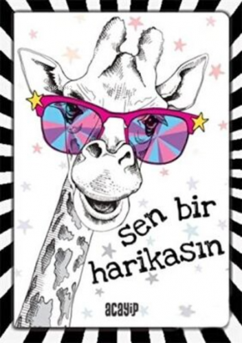 Havalı Unicorn Defter - Çılgın Defterler