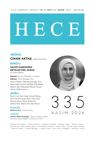 Hece Dergisi Sayı: 335;Aylık Edebiyat Dergisi Kolektif