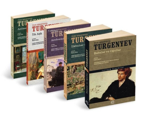 İvan Sergeyeviç Turgenyev Seti - 5 Kitap Takım İvan Sergeyeviç Turgeny