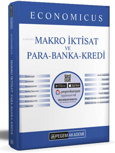 KPSS A Grubu Economicus Makro İktisat ve Para-Banka-Kredi Konu Anlatım