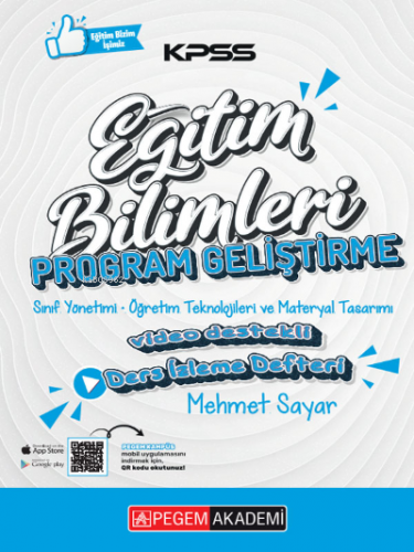 KPSS Eğitim Bilimleri Program Geliştirme Ders İzleme Defteri Kolektif