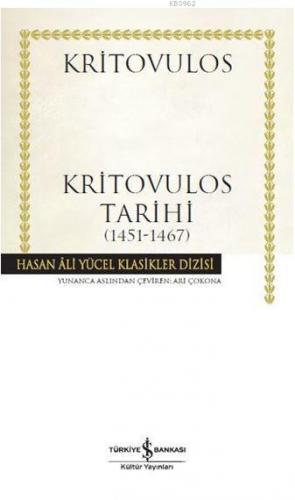 Kritovulos Tarihi (1451-1467) Kritovulos