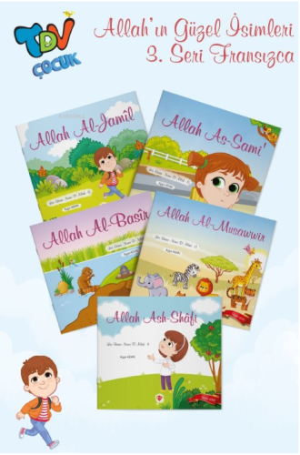 Les Beaux Noms D' Allah ;( Allahın Güzel İsimleri 3 Set 5 Kitap ) Ayşe