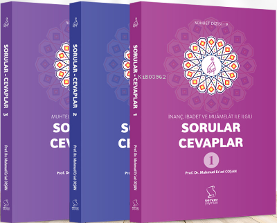 M. Es'Ad Coşan Sorular-Cevaplar Seti (3 Kitap) Mahmud Esad Coşan