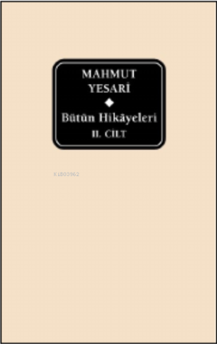 Mahmut Yesari ;Bütün Hikayeleri 11.Cilt Mahmut Yesari