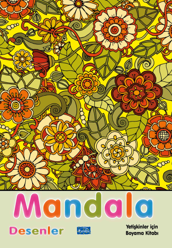 Mandala - Desenler;Yetişkinler İçin Boyama Kitabı Alka Graphic