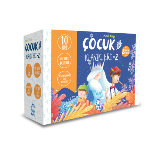 Mavi Kirpi Çocuk Klasikleri 2 Set (10 Kitap) Kolektif