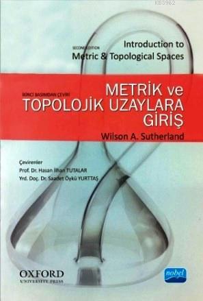 Metrik ve Topolojik Uzaylara Giriş Wilson A. Sutherland