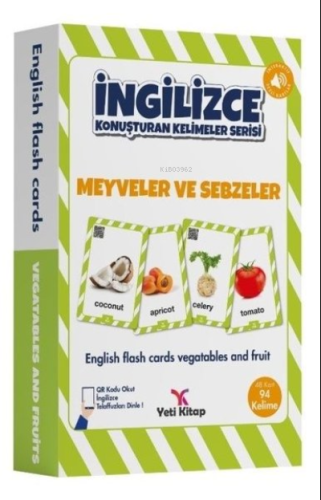 Meyveler ve Sebzeler - İngilizce Konuşturan Kelimeler Serisi English F