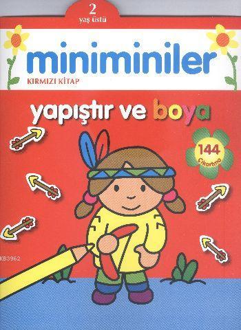 Miniminiler Kırmızı Kitap Yapıştır ve Boya Kolektif