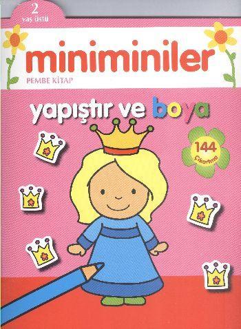 Miniminiler Pembe Kitap Yapıştır ve Boya Kolektif