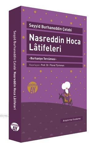 Nasreddin Hoca Latifeleri Seyyid Burhaneddin Çelebi