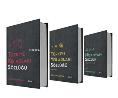 Nişanyan Sözlük Seti (3 Kitap) Sevan Nişanyan