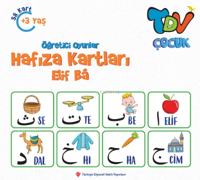 Öğretici Oyunlar Hafıza Kartları - Elif Ba 58 Kart Kolektif