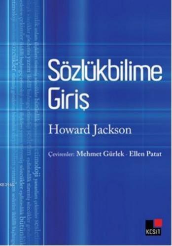 Sözlükbilime Giriş Howard Jackson