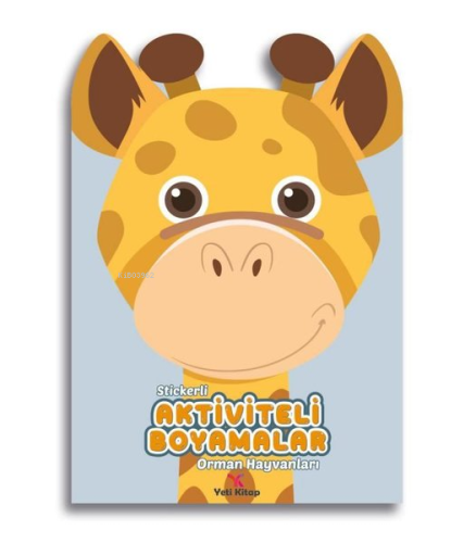 Stickerli Aktiviteli Boyamalar - Orman Hayvanları Kolektif