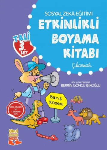 Tali 3. Set - Etkinlikli Boyama Kitabı;Çıkartmalı Berrin Göncü Işıkoğl