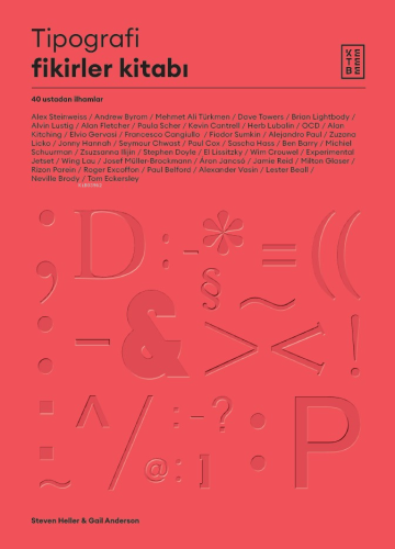 Tipografi Fikirler Kitabı;40 Ustadan İlhamlar Steven Heller