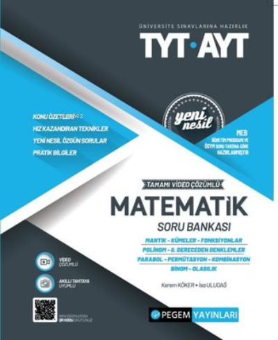 TYT AYT Matematik Soru Bankası - Mantık - Kümeler - Fonksiyonlar Kolek