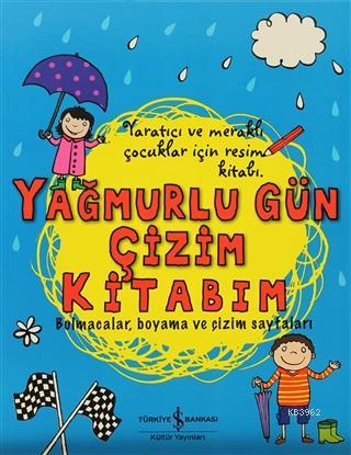 Yağmurlu Gün Çizim Kitabım Bulmacalar, boyama ve çizim sayfaları Smrit