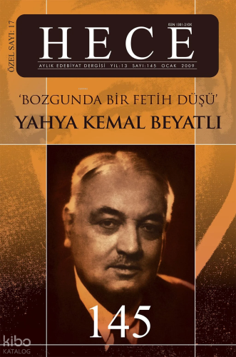 Yahya Kemal Beyatlı Özel Sayısı (Ciltli) 145. Sayı Ocak 2009 Kolektif